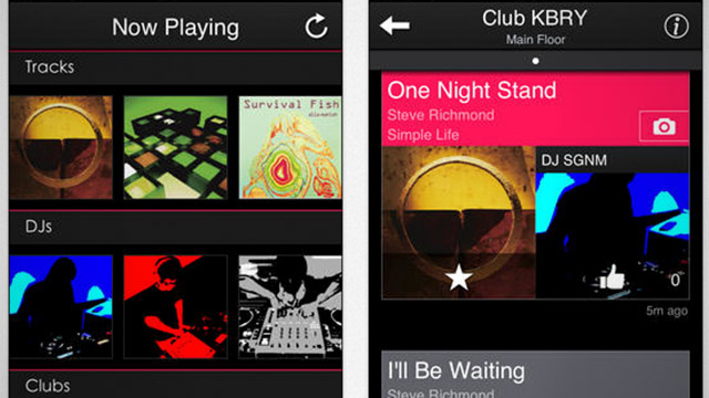 The KUVO application on iOS