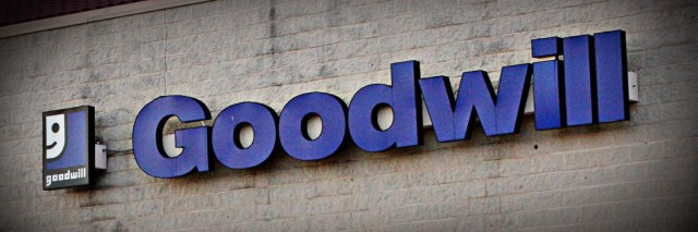 Goodwill: a good place to donate DJ equipment.