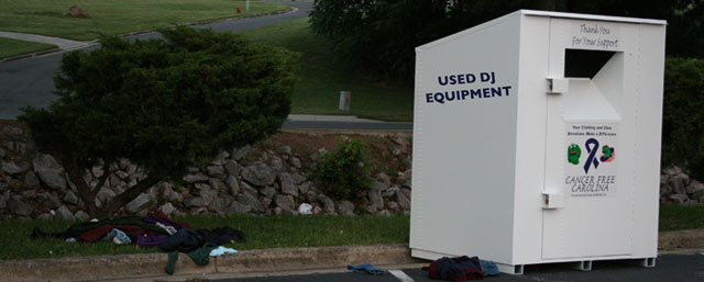 If only we had DJ donation boxes!