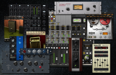 The Apollo Twin's Realtime Analog Classic Bundle, with the Console host application in the background.