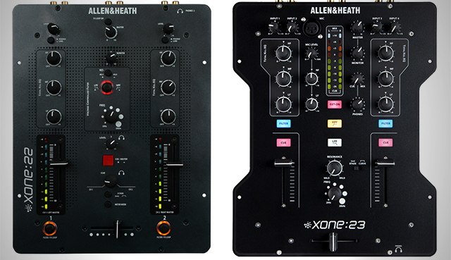 The former Xone:22 (left) and the new Xone:23 (right)
