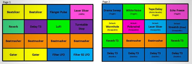The FX pages in this Kontrol F1 mapping