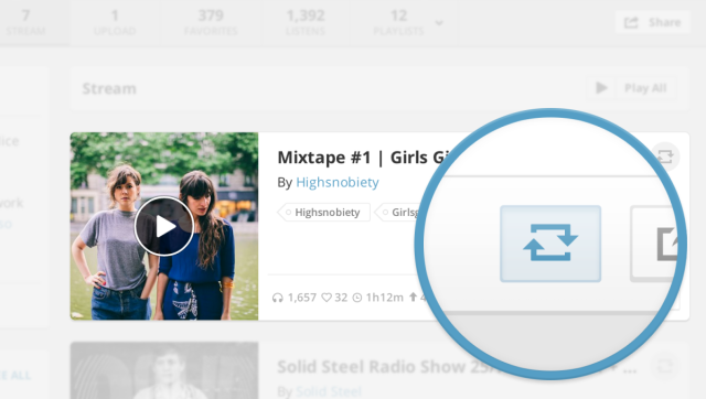 Mixclouds Repost feature creates a better alternative to upload mixes instead of using Soundcloud